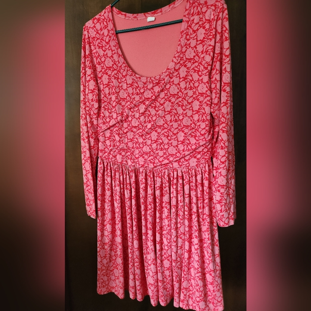 Old Navy Pink and Red Dress